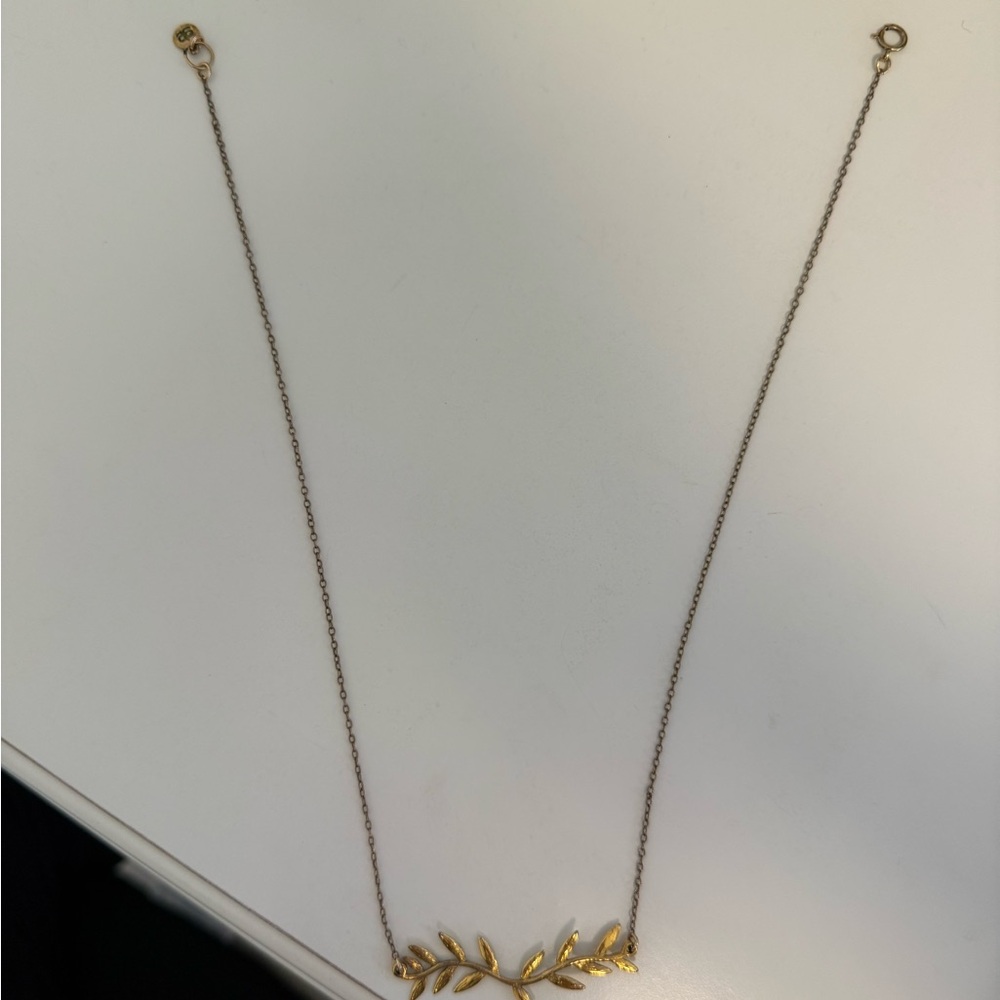 Gorjana Gold Leaf Necklace